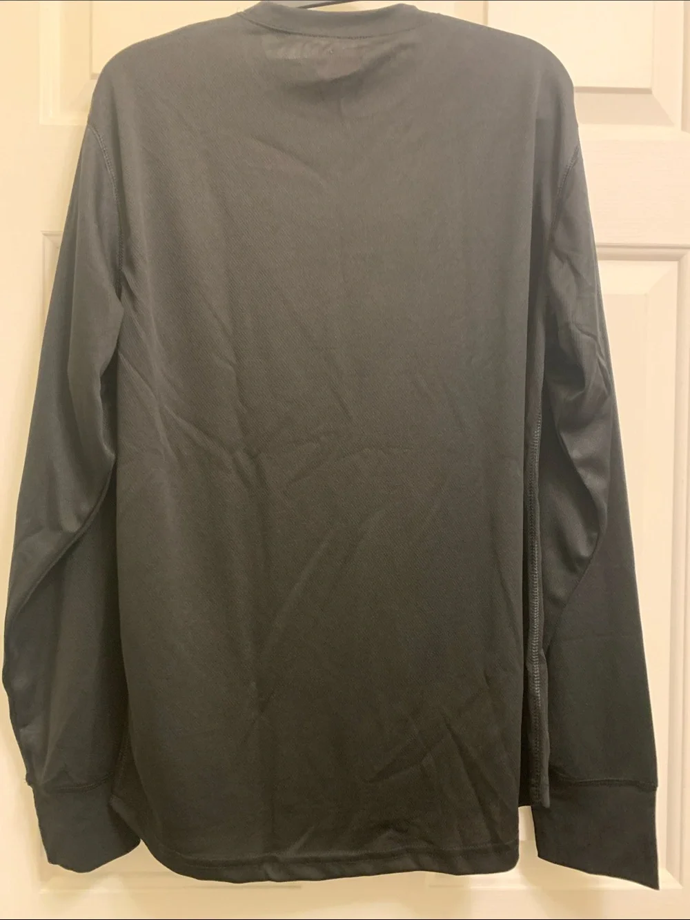 Weatherproof Men’s Long Sleeve Crew Neck Shirt - Black